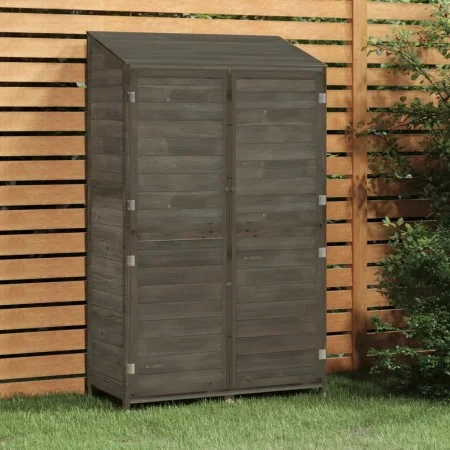 Garden shed solid anthracite fir wood 102x52x174.5cm by vidaXL, Sheds - Ref: Foro24-152192, Price: 332,96 €, Discount: %