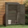 Gartenhaus aus massivem anthrazitfarbenem Tannenholz, 102 x 52 x 174,5 cm von vidaXL, Schuppen - Ref: Foro24-152192, Preis: 3...