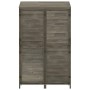 Gartenhaus aus massivem anthrazitfarbenem Tannenholz, 102 x 52 x 174,5 cm von vidaXL, Schuppen - Ref: Foro24-152192, Preis: 3...