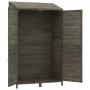 Garden shed solid anthracite fir wood 102x52x174.5cm by vidaXL, Sheds - Ref: Foro24-152192, Price: 332,96 €, Discount: %