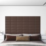 Wandpaneele 12 Stück braunes Kunstleder 30x15 cm 0,54 m² von vidaXL, Wandverkleidung - Ref: Foro24-343777, Preis: 24,62 €, Ra...