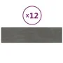 Wandpaneele 12 Stück dunkelgrauer Samt 60x15 cm 1,08 m² von vidaXL, Wandverkleidung - Ref: Foro24-343836, Preis: 49,84 €, Rab...