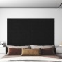 Wandpaneele 12 Stück schwarzer Samt 90x15 cm 1,62 m² von vidaXL, Wandverkleidung - Ref: Foro24-343896, Preis: 67,40 €, Rabatt: %