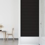 Paneles de pared 12 uds terciopelo negro 90x15 cm 1,62 m²