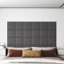 Wandpaneele 12 Stück graues Kunstleder 30x30 cm 1,08 m² von vidaXL, Wandverkleidung - Ref: Foro24-343802, Preis: 40,40 €, Rab...