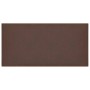 Paneles de pared 12 uds cuero sintético marrón 60x30 cm 2,16 m²