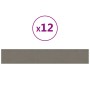 Wandpaneele 12 Stück hellgrauer Samt 90x15 cm 1,62 m² von vidaXL, Wandverkleidung - Ref: Foro24-343891, Preis: 59,93 €, Rabat...