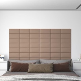Wandpaneele 12 Stück Cappuccino PE-Leder 30x15 cm 0,54 m² von vidaXL, Wandverkleidung - Ref: Foro24-343775, Preis: 34,26 €, R...