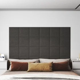 Wandpaneele 12 Stück dunkelgrauer Stoff 30x30 cm 1,08 m² von vidaXL, Wandverkleidung - Ref: Foro24-343790, Preis: 39,62 €, Ra...