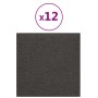 Wandpaneele 12 Stück dunkelgrauer Stoff 30x30 cm 1,08 m² von vidaXL, Wandverkleidung - Ref: Foro24-343790, Preis: 40,27 €, Ra...