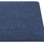 Wandpaneele 12 Stück blauer Stoff 30x15 cm 0,54 m² von vidaXL, Wandverkleidung - Ref: Foro24-343770, Preis: 24,76 €, Rabatt: %