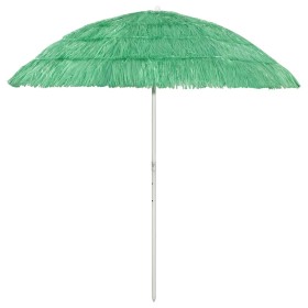 Sombrilla de playa Hawaii verde 240 cm en Sombrillas | Comprar online en Foro24