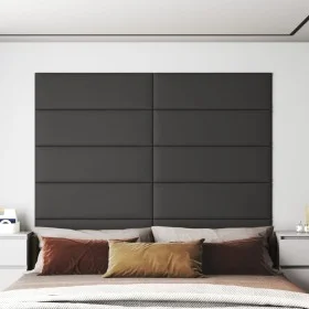 Wandpaneele 12 Stück Kunstleder Grau 90x30 cm 3,24 m² von vidaXL, Wandverkleidung - Ref: Foro24-343914, Preis: 79,16 €, Rabat...