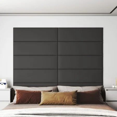 Wandpaneele 12 Stück Kunstleder Grau 90x30 cm 3,24 m² von vidaXL, Wandverkleidung - Ref: Foro24-343914, Preis: 79,16 €, Rabat...