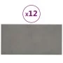 Wandpaneele 12 Stück hellgrauer Samt 30x15 cm 0,54 m² von vidaXL, Wandverkleidung - Ref: Foro24-343779, Preis: 33,80 €, Rabat...