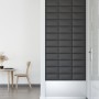 Paneles de pared 12 uds cuero sintético gris 30x15 cm 0,54 m² by vidaXL, Wall covering - Ref: Foro24-343774, Price: 27,03 €, ...