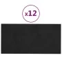 Wandpaneele 12 Stück schwarzer Samt 30x15 cm 0,54 m² von vidaXL, Wandverkleidung - Ref: Foro24-343784, Preis: 30,73 €, Rabatt: %