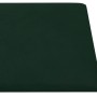 Paneles de pared 12 uds terciopelo verde oscuro 90x15 cm 1,62m² by vidaXL, Wall covering - Ref: Foro24-343893, Price: 55,10 €...