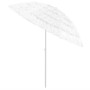 Sombrilla de playa Hawaii blanco 240 cm