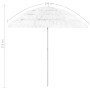 Sombrilla de playa Hawaii blanco 240 cm
