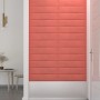 Wandpaneele 12 Stück rosa Samt 60x15 cm 1,08 m² von vidaXL, Wandverkleidung - Ref: Foro24-343838, Preis: 31,12 €, Rabatt: %