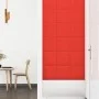 Wall panels 12 pcs red synthetic leather 30x30 cm 1.08 m² by vidaXL, Wall covering - Ref: Foro24-343976, Price: 33,84 €, Disc...