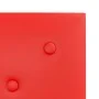 Wall panels 12 pcs red synthetic leather 30x30 cm 1.08 m² by vidaXL, Wall covering - Ref: Foro24-343976, Price: 33,84 €, Disc...