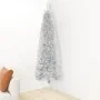 Artificial half Christmas tree with silver stand 240 cm by vidaXL, Christmas trees - Ref: Foro24-344598, Price: 20,79 €, Disc...
