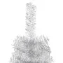 Artificial half Christmas tree with silver stand 240 cm by vidaXL, Christmas trees - Ref: Foro24-344598, Price: 20,79 €, Disc...