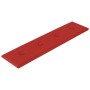 Paneles pared 12 uds cuero sintético rojo tinto 60x15 cm 1,08m²