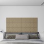 Wandpaneele 12 Stück Cappuccino-Kunstleder 90x30 cm 3,24 m² von vidaXL, Wandverkleidung - Ref: Foro24-344006, Preis: 76,19 €,...