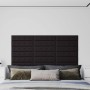 Wandpaneele 12 Stück schwarzes Kunstleder 60x15 cm 1,08 m² von vidaXL, Wandverkleidung - Ref: Foro24-343981, Preis: 28,33 €, ...