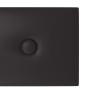 Wall panels 12 pcs black synthetic leather 60x15 cm 1.08 m² by vidaXL, Wall covering - Ref: Foro24-343981, Price: 28,33 €, Di...