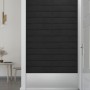 Paneles de pared 12 uds terciopelo negro 60x15 cm 1,08 m² de vidaXL, Recubrimiento de paredes - Ref: Foro24-343840, Precio: 3...