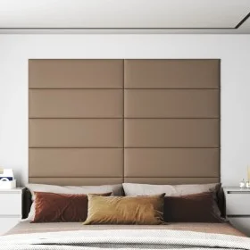 Wandpaneele 12 Stück Cappuccino-Kunstleder 90x30 cm 3,24 m² von vidaXL, Wandverkleidung - Ref: Foro24-343915, Preis: 96,86 €,...