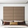 Wandpaneele 12 Stück Cappuccino-Kunstleder 90x30 cm 3,24 m² von vidaXL, Wandverkleidung - Ref: Foro24-343915, Preis: 96,86 €,...