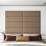 Wandpaneele 12 Stück Cappuccino-Kunstleder 90x30 cm 3,24 m² von vidaXL, Wandverkleidung - Ref: Foro24-343915, Preis: 99,26 €,...