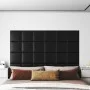 Wandpaneele 12 Stück schwarzes Kunstleder 30x30 cm 1,08 m² von vidaXL, Wandverkleidung - Ref: Foro24-343799, Preis: 43,23 €, ...