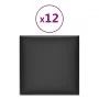 Wandpaneele 12 Stück schwarzes Kunstleder 30x30 cm 1,08 m² von vidaXL, Wandverkleidung - Ref: Foro24-343799, Preis: 43,23 €, ...