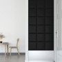 Wall panels 12 pcs black synthetic leather 30x30 cm 1.08 m² by vidaXL, Wall covering - Ref: Foro24-343799, Price: 43,23 €, Di...
