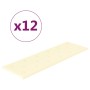 Wandpaneele 12 Stück Kunstleder creme 90x30 cm 3,24 m² von vidaXL, Wandverkleidung - Ref: Foro24-344003, Preis: 80,02 €, Raba...