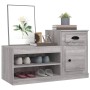 Shoe cabinet made of gray Sonoma plywood 100x42x60 cm by vidaXL, Shoe racks and shoe organizers - Ref: Foro24-816422, Price: ...