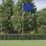 Mástil y bandera de Europa aluminio 6,23 m en Banderas y mangas de viento | Comprar online en Foro24