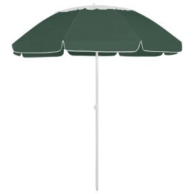 Sombrilla de playa verde 300 cm