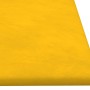 Paneles de pared 12 uds terciopelo amarillo 90x30 cm 3,24 m² de vidaXL, Recubrimiento de paredes - Ref: Foro24-343925, Precio...