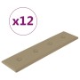 Wandpaneele 12 Stück Cappuccino-Kunstleder 60x15 cm 1,08 m² von vidaXL, Wandverkleidung - Ref: Foro24-343985, Preis: 28,33 €,...