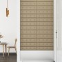 Wandpaneele 12 Stück Cappuccino-Kunstleder 60x15 cm 1,08 m² von vidaXL, Wandverkleidung - Ref: Foro24-343985, Preis: 28,33 €,...