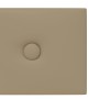 Wandpaneele 12 Stück Cappuccino-Kunstleder 60x15 cm 1,08 m² von vidaXL, Wandverkleidung - Ref: Foro24-343985, Preis: 28,33 €,...