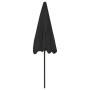 Sombrilla de playa negro 200x125 cm