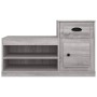 Shoe cabinet made of gray Sonoma plywood 100x42x60 cm by vidaXL, Shoe racks and shoe organizers - Ref: Foro24-816422, Price: ...